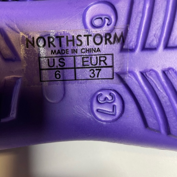Purple Northstorm Comfy Foam Flats - Picture 8 of 10